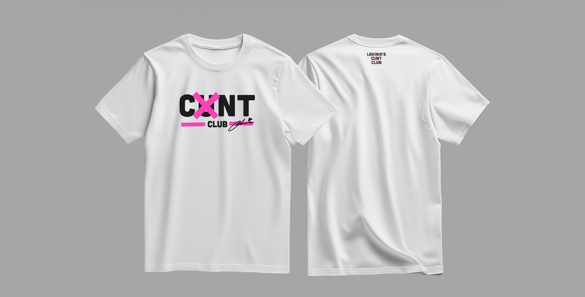  CUNT CLUB - Shirt, UNISEX - White 